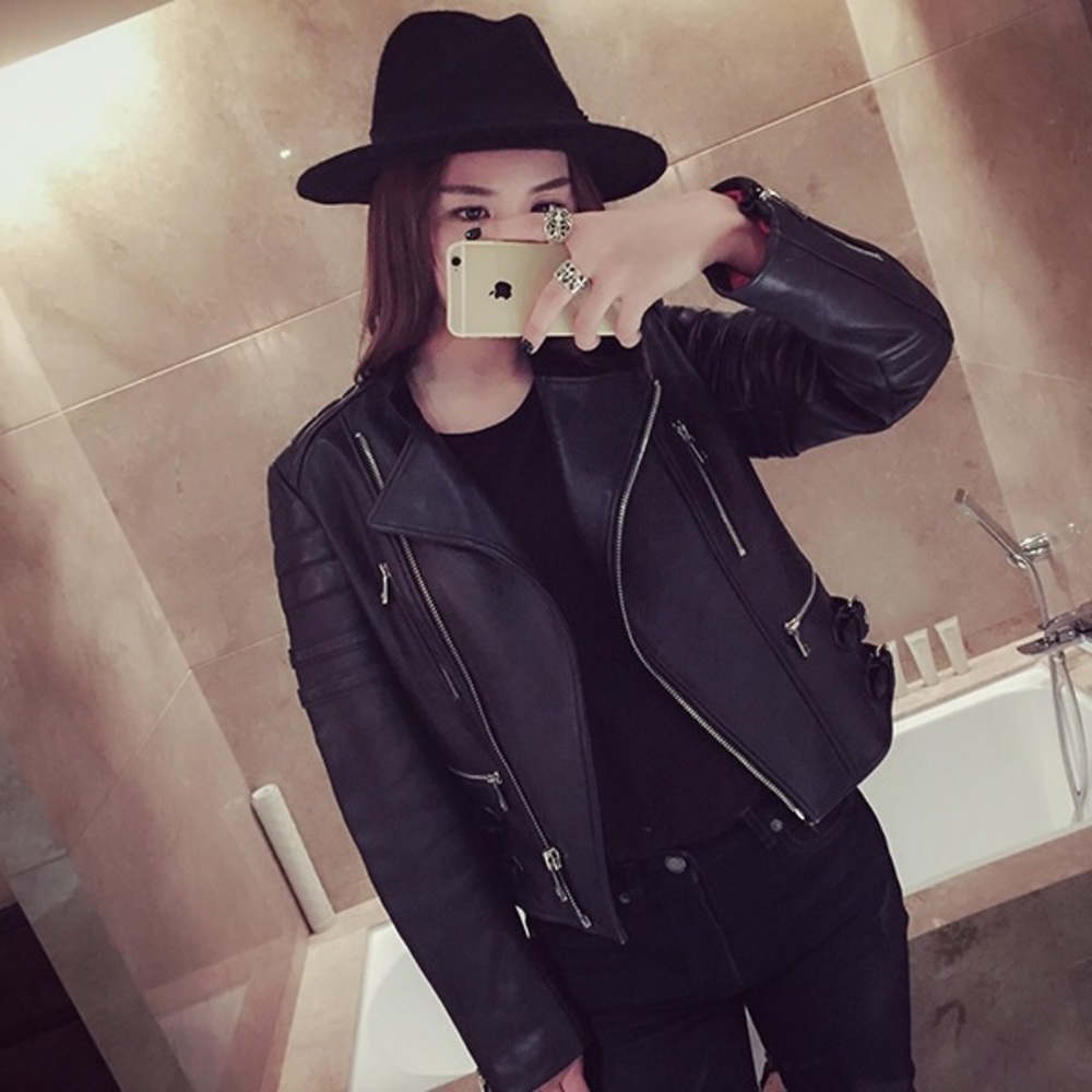 Real leather jacket