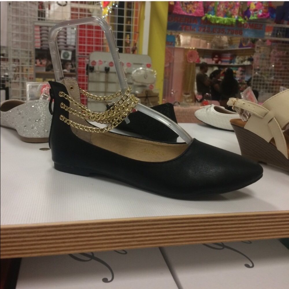 Brand new black and gold shoes