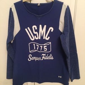 Under Armour US Marines Sweatshirt NWOT