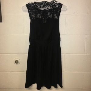 Lace on top and waist