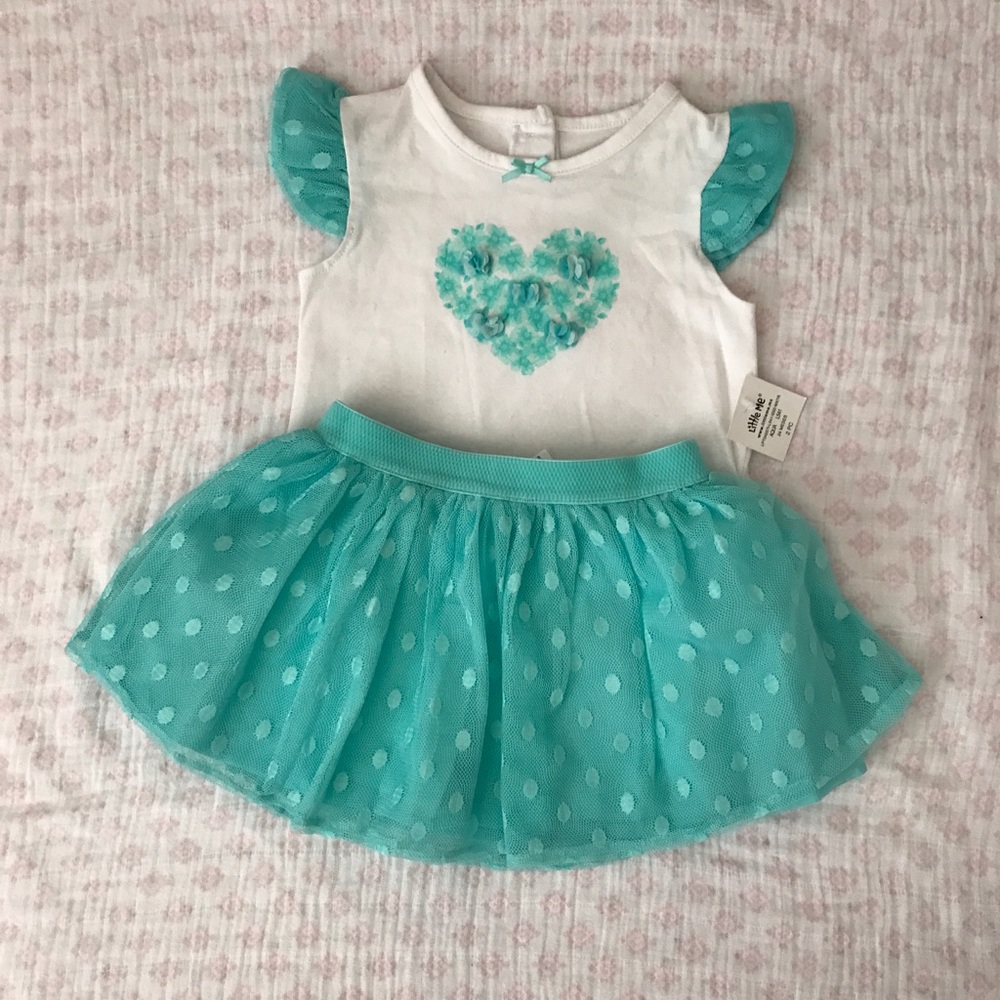 New toddler 2pc dress