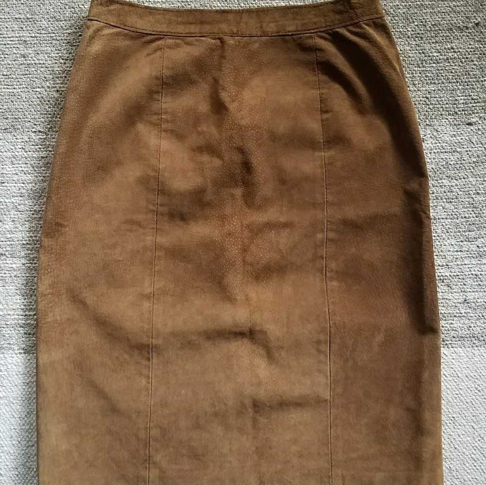 Vintage Suede Skirt Size 9/10