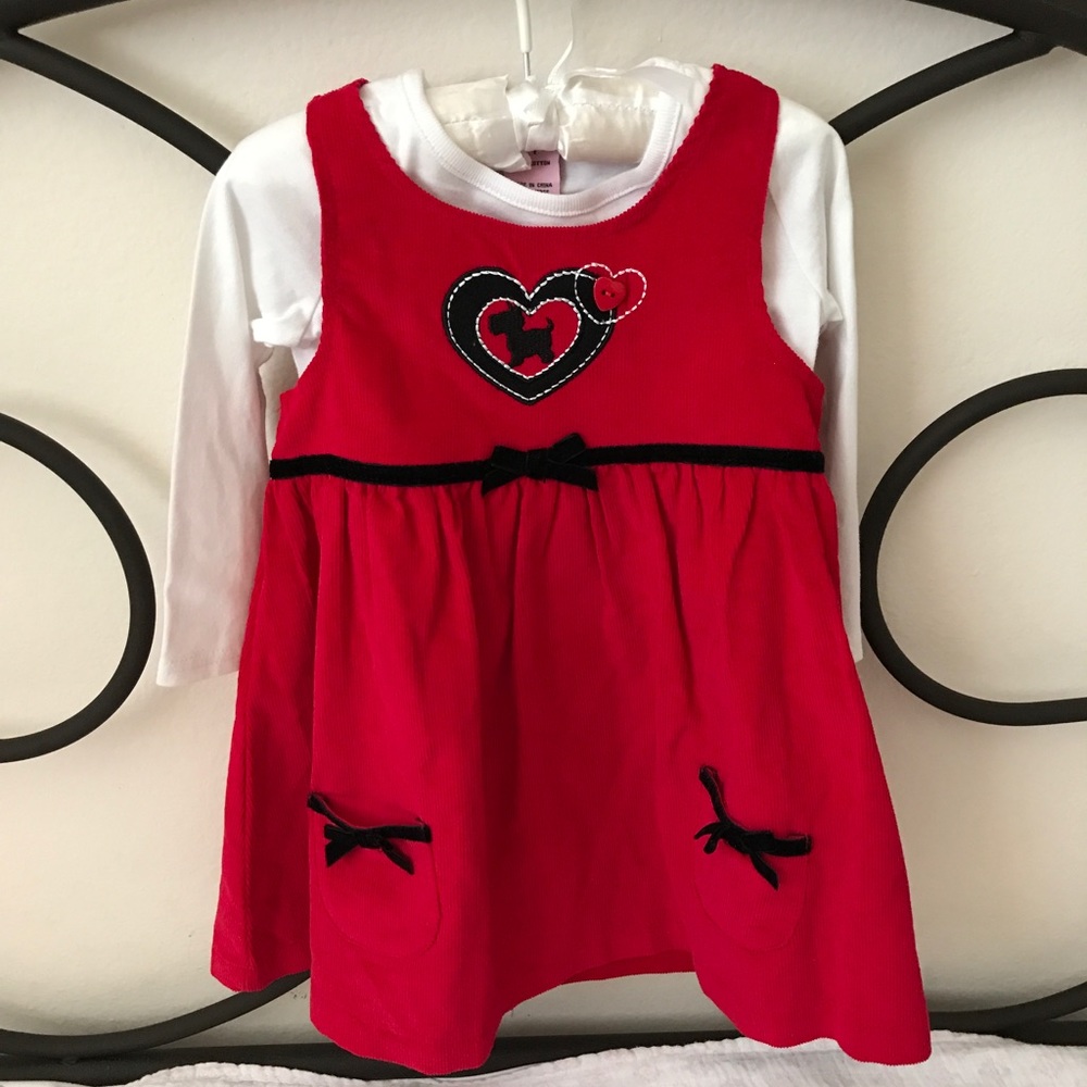 2 pc new red dress
