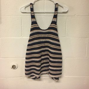 Low back knit tank top