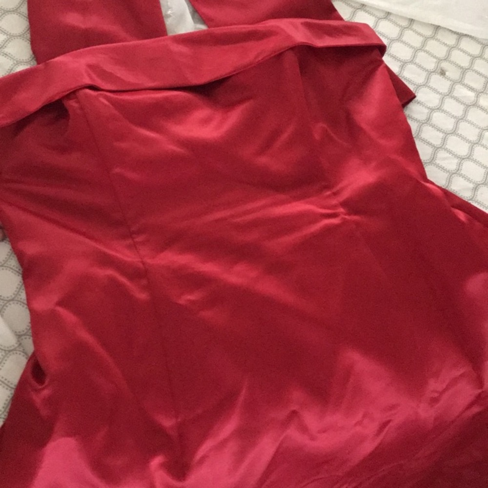 Red formal dress size 14