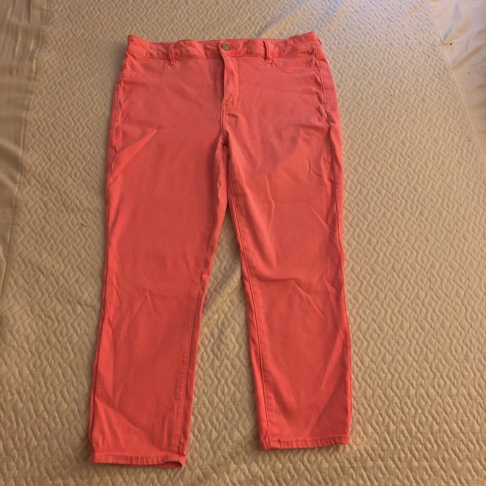 Pink American Eagle Jeggings