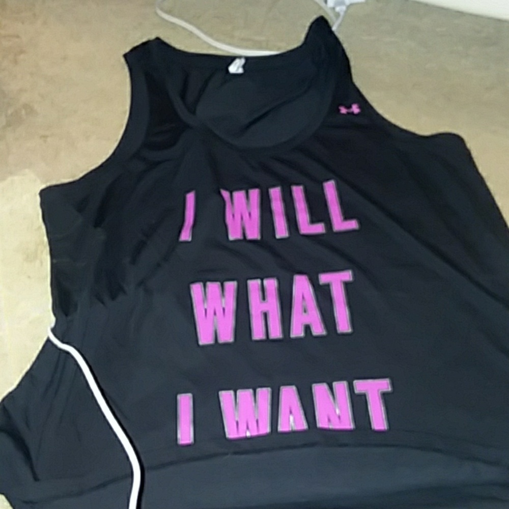 UA I will what I want Cotton Tank
