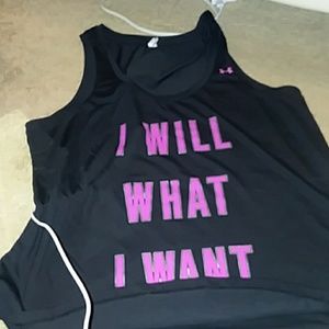 UA I will what I want Cotton Tank