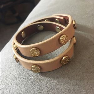 Tory Burch leather wrap bracelet