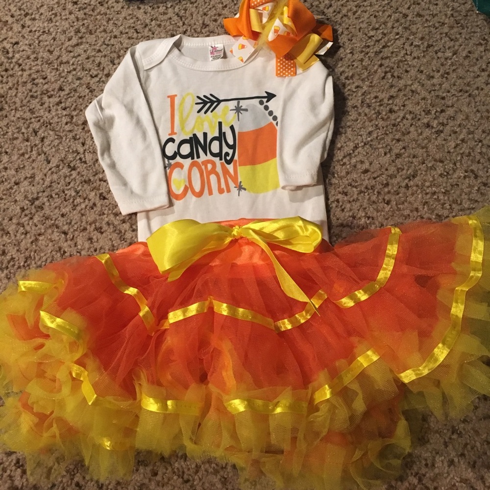 Baby Girl Halloween outfit! 🖤💜