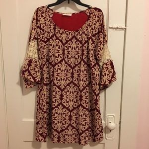 Multicolored Tunic Top