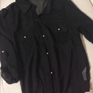 NWOT Sheer button up top