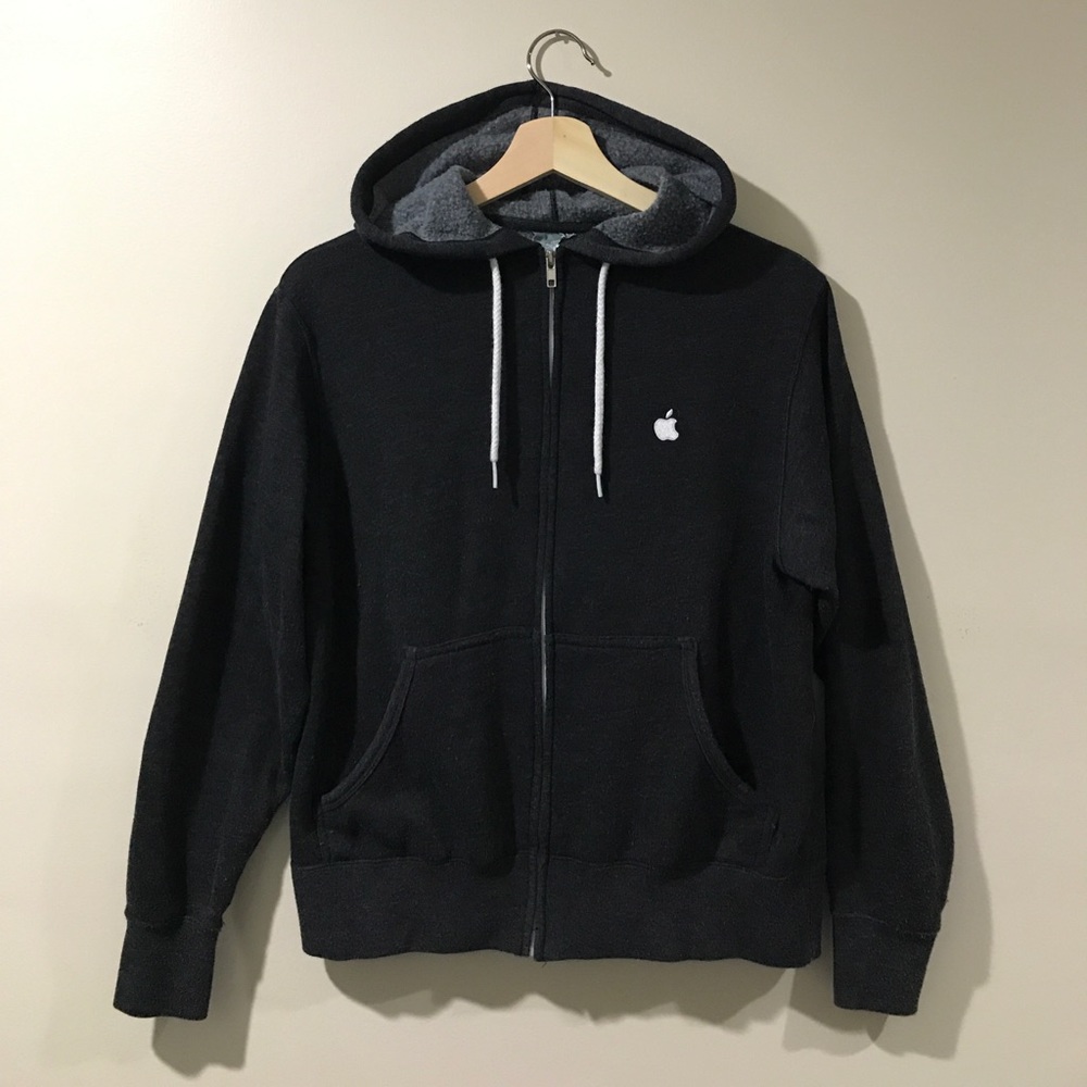Apple embroidered Hoodie