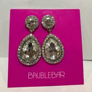 NWT Bauble Bar Rhinestone Statement Earrings