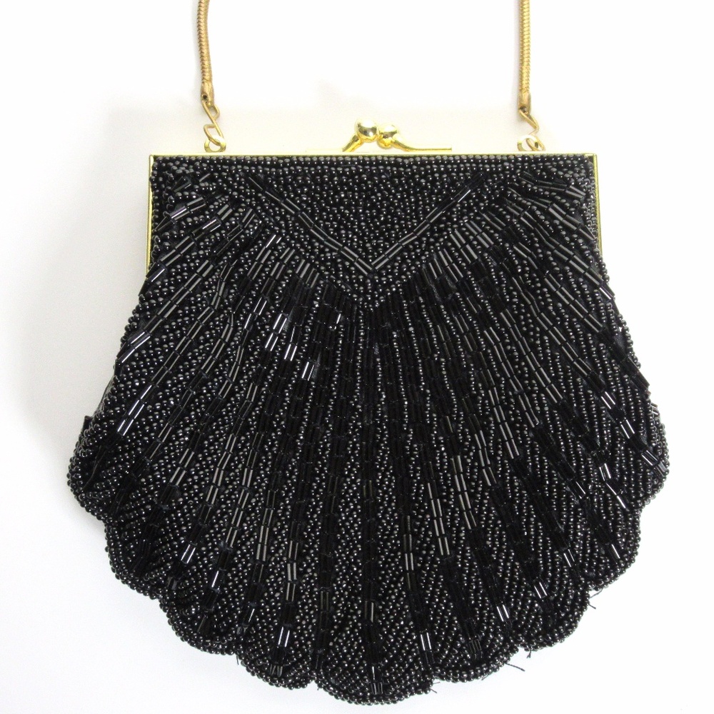 ✨ VINTAGE Carla Marchi Beaded Bag with Chain Strap