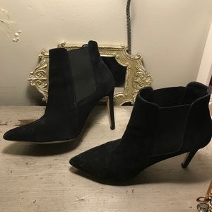 Pointy stiletto booties