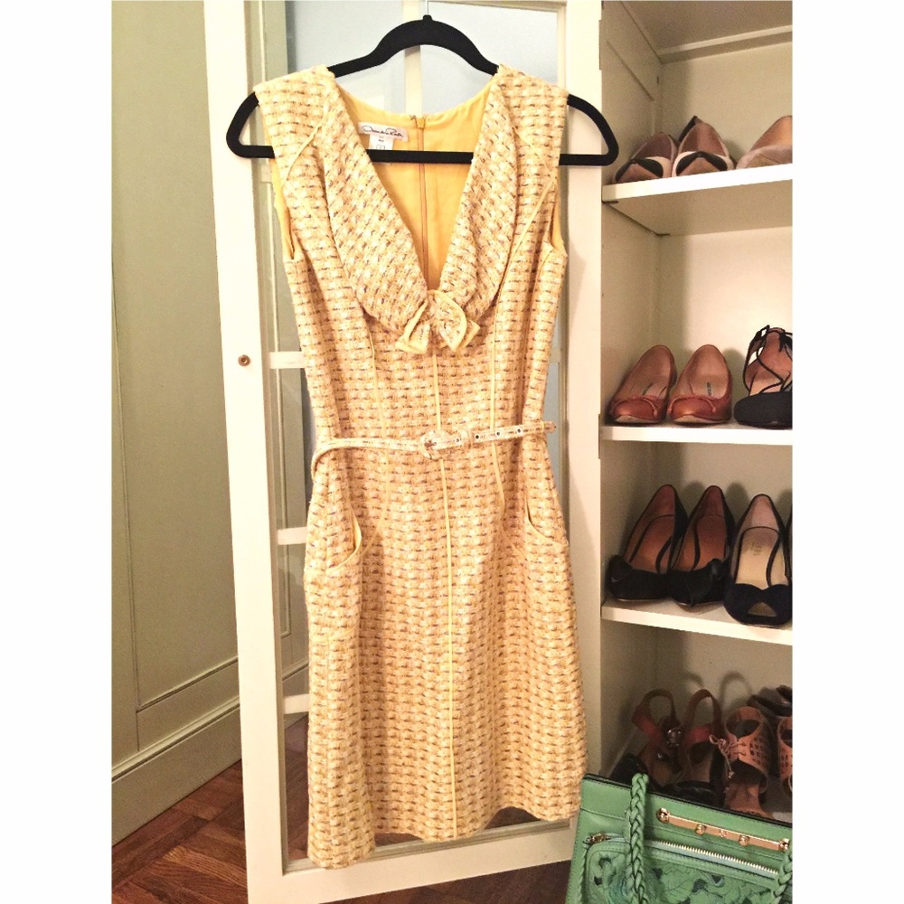 Oscar de la Renta Tweed Dress - Picture 2 of 8