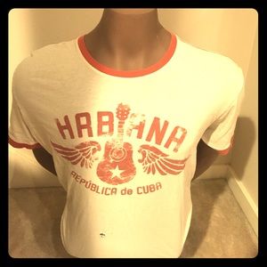 Lucky Brand tshirt XL (used) small hole in lower