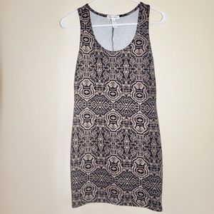 Tribal bodycon dress