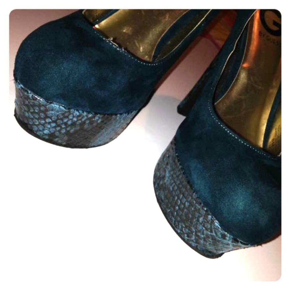 Guess Snake-print Heels