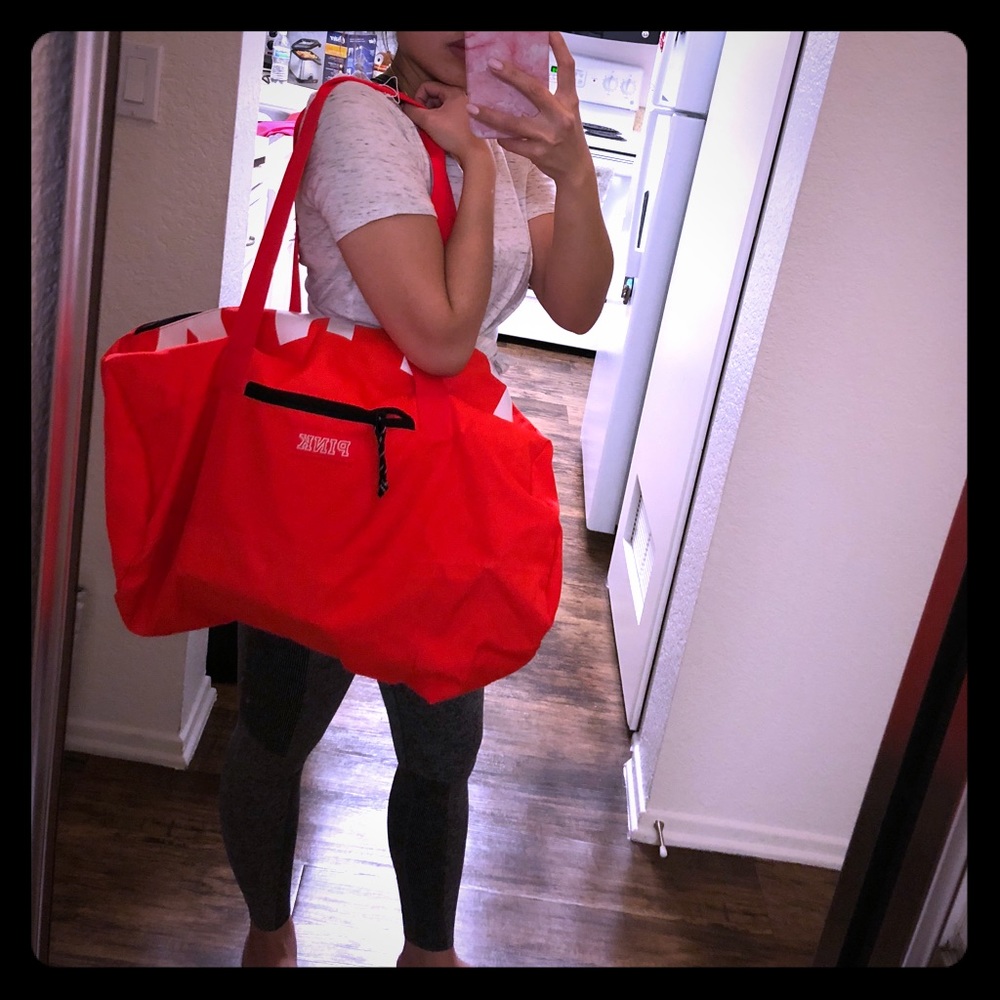 Brand new Pink duffel bag