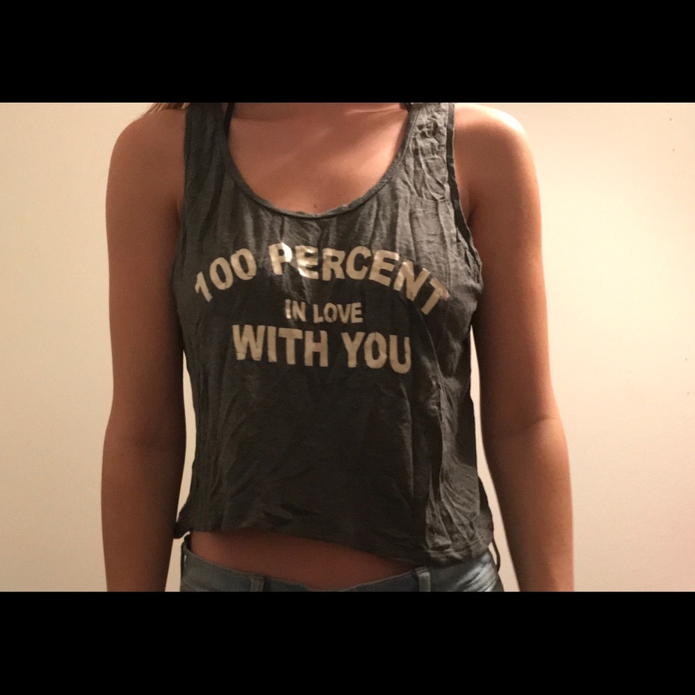 100 percent in love with you shirt