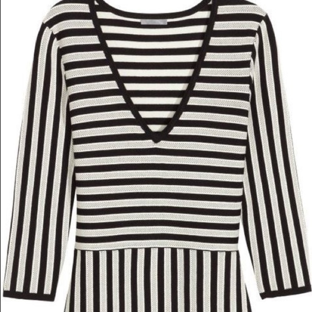 H and m jacquard knit dress