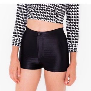 American apparel high waisted shorts