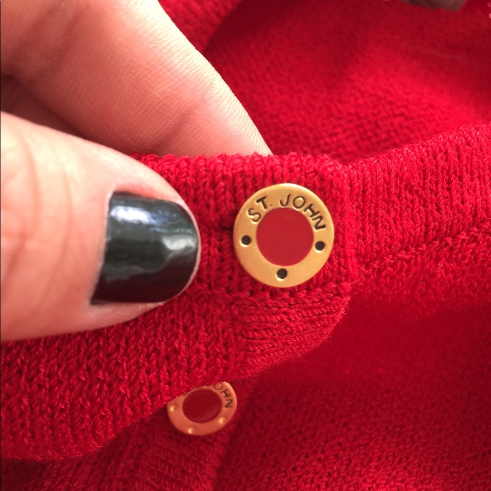 St. John Sport Knit Sweater - Picture 4 of 8