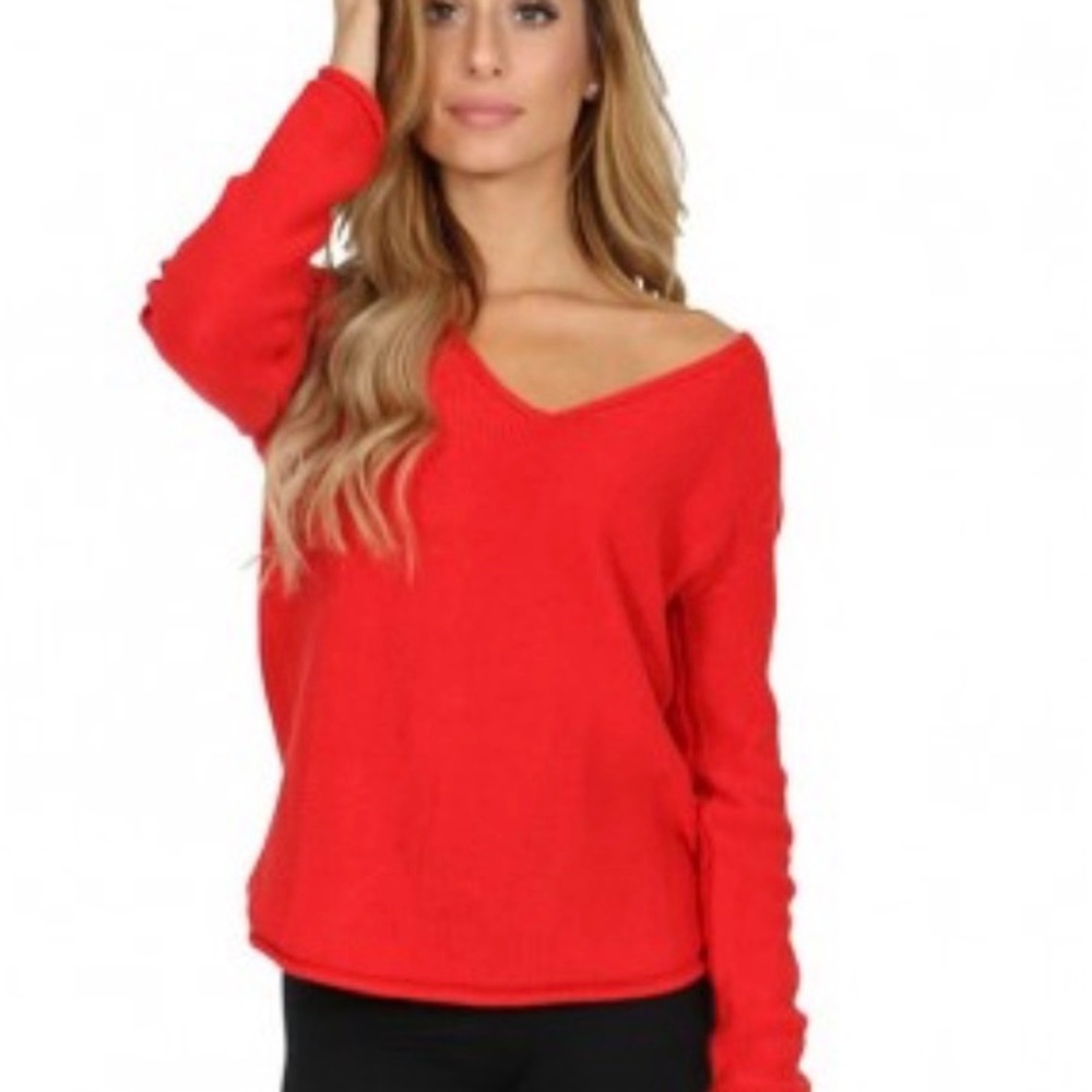 Kittenish V Neck Sweater