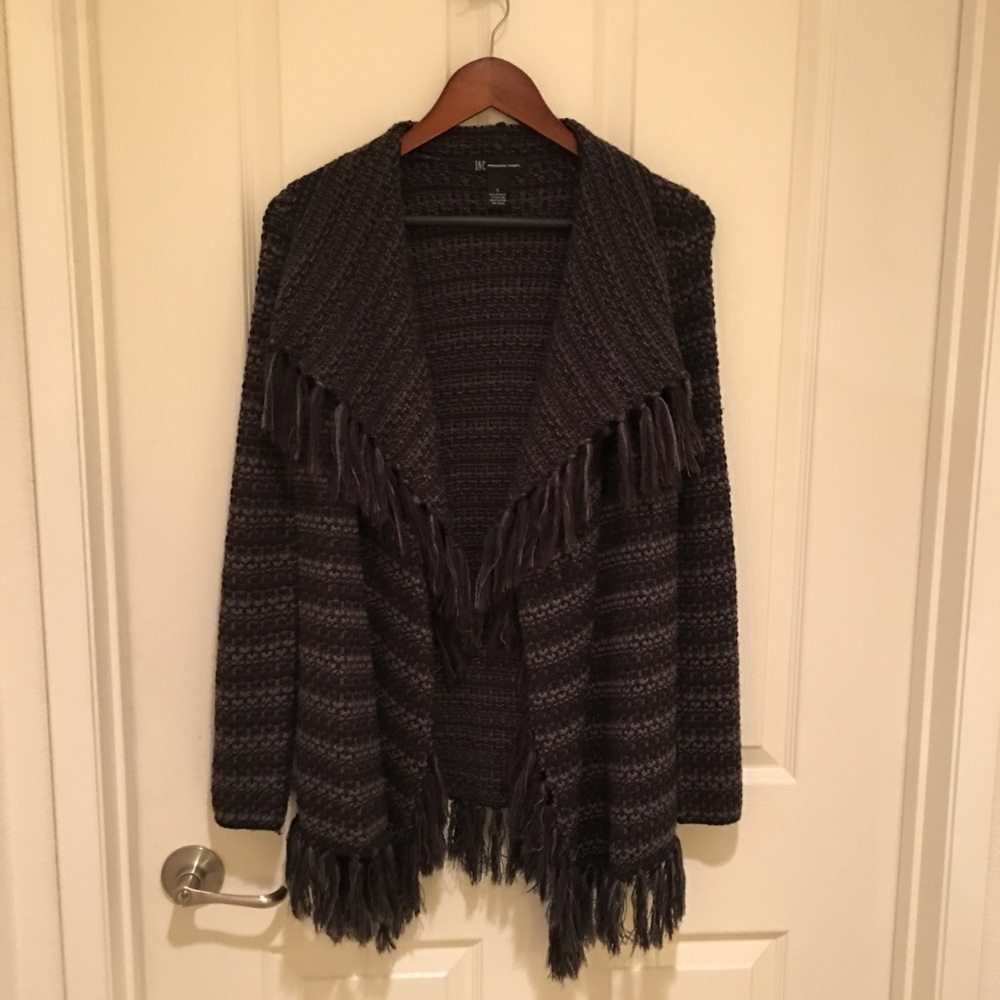 INC International Concept Grey Cardigan