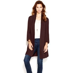 Lucky Brand Burgundy Willow Cardigan