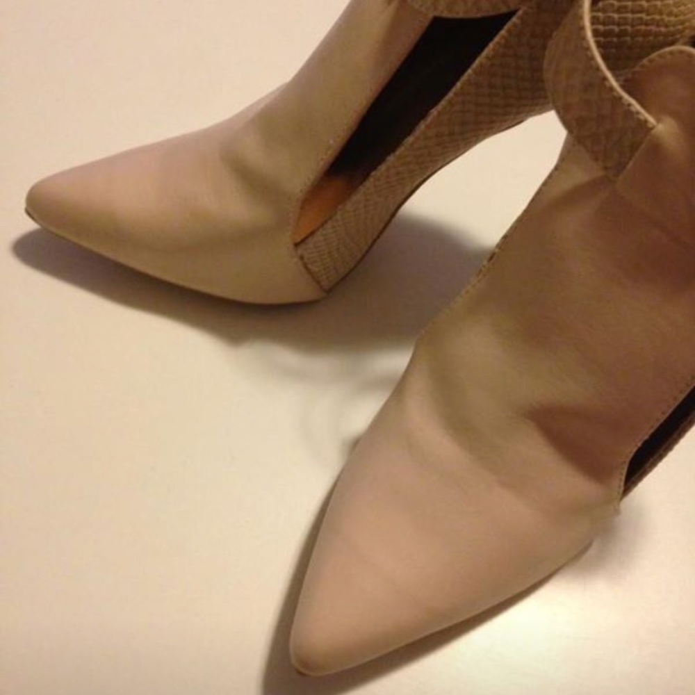 Qupid Snakeskin Stilettos