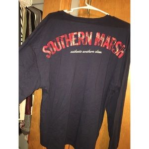 NWT Authentic southern marsh long sleeve