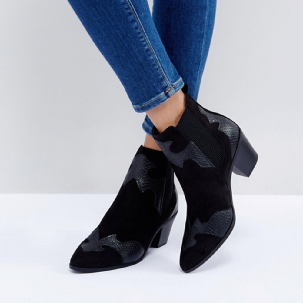 ASOS Black Booties