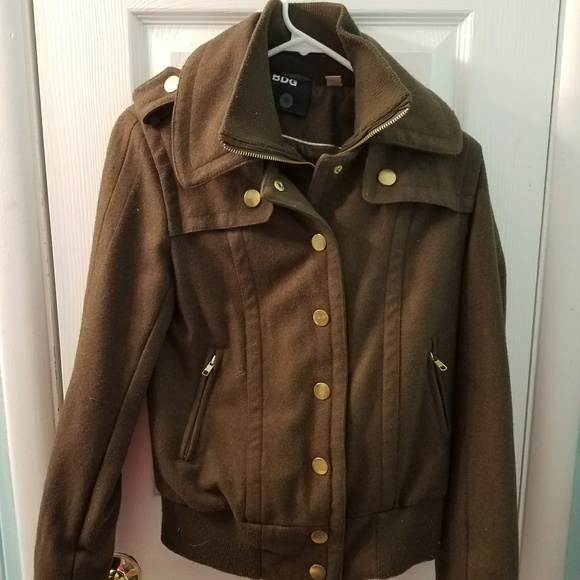 Urban Outfitters Jackets & Blazers - Urban Outfitters army green military wool coat