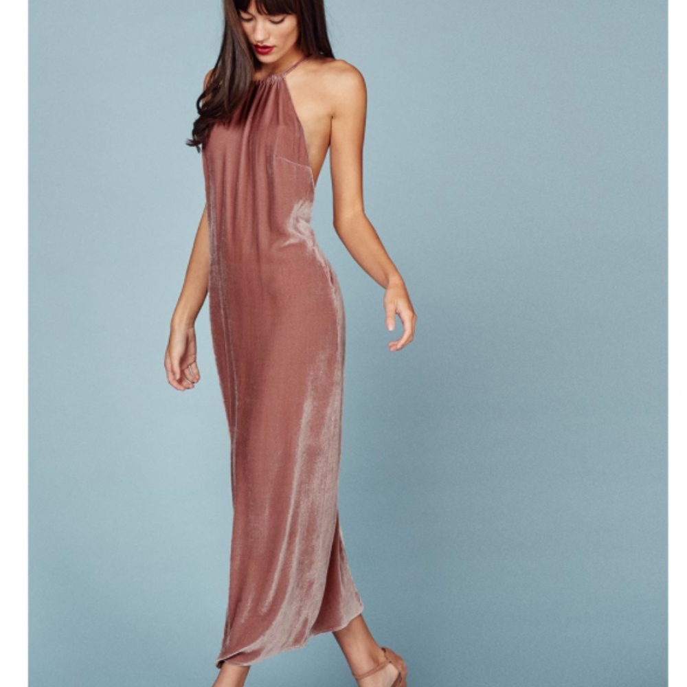❌SOLD❌NWT REFORMATION IRVING VELVET DRESS