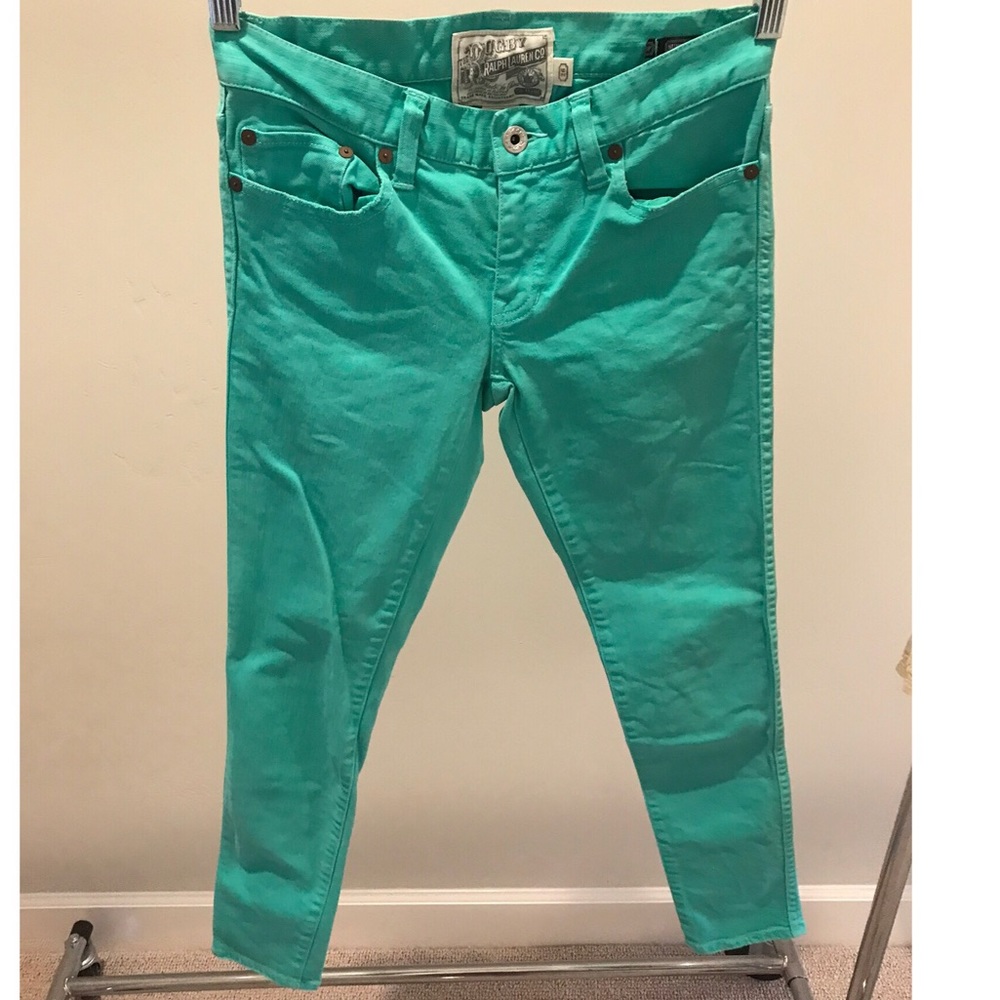 Rugby by Ralph Lauren Turquoise Jean Pants