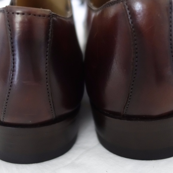 Magnanni Burnished Cognac Leather Laced Shoes Men main image 7