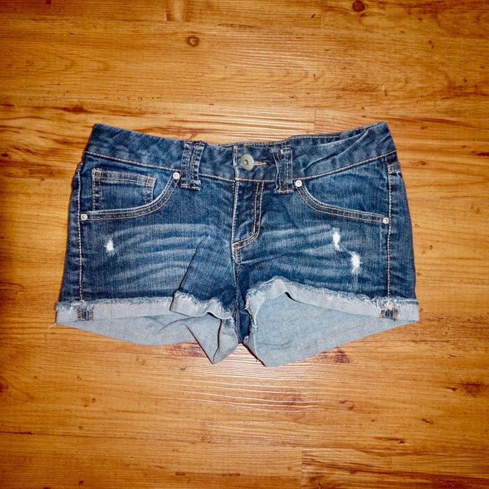 Denim shorts