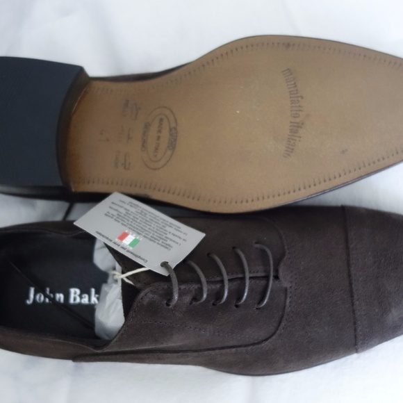 John Bakery Handmade Leather Suede Shoes Men NEW main image 5