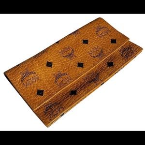 Vintage MCM Cognac Leather Wallet