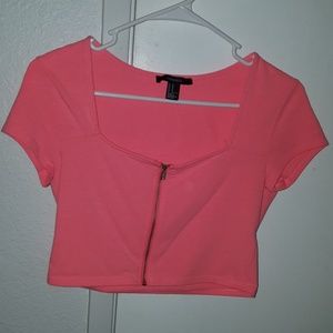 Crop top (salmon color)