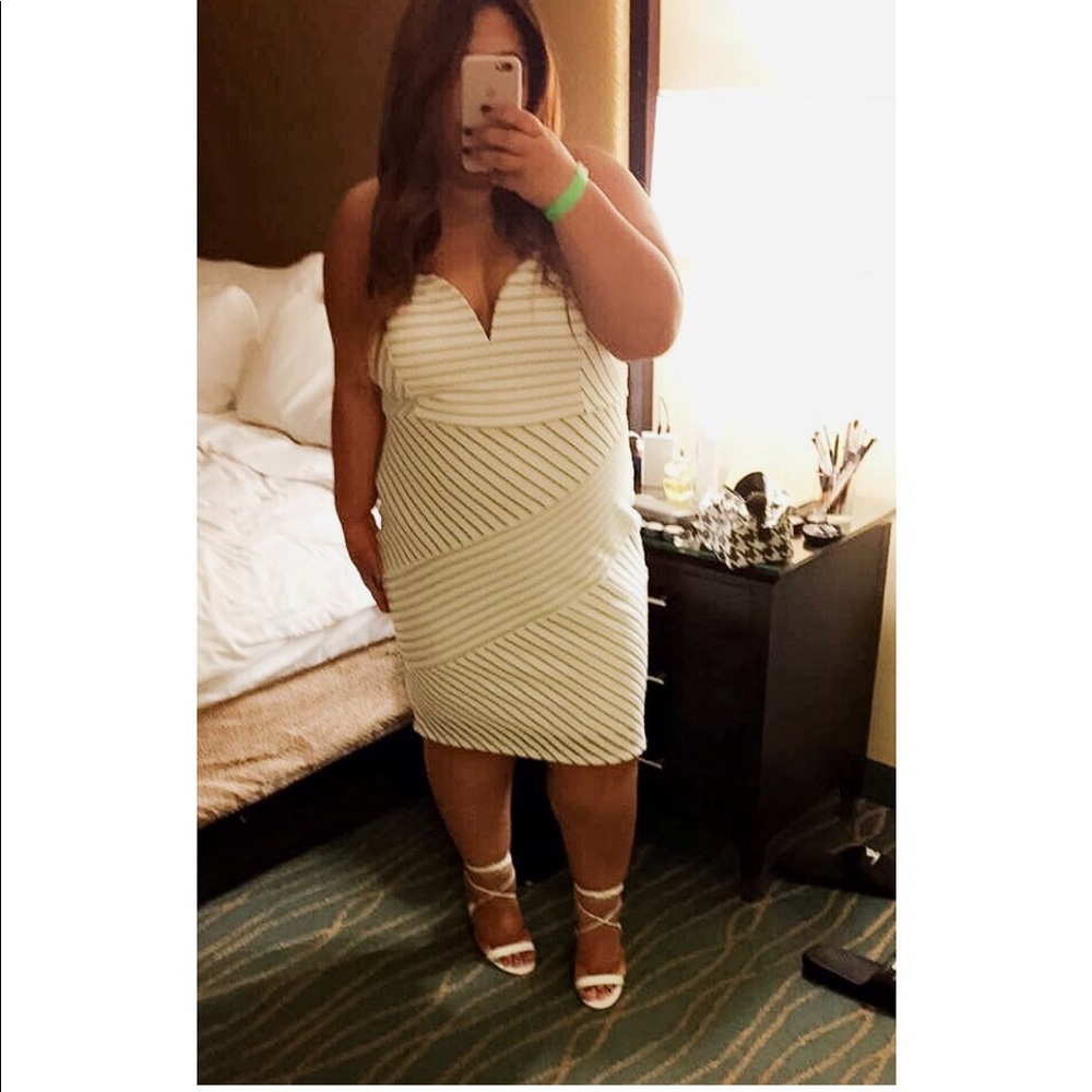 Strapless Plus Size Dress
