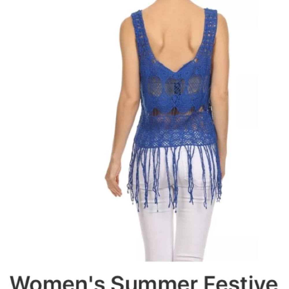 MAKE AN OFFER‼️NEW C-Mode Crochet Tank S - Picture 3 of 4