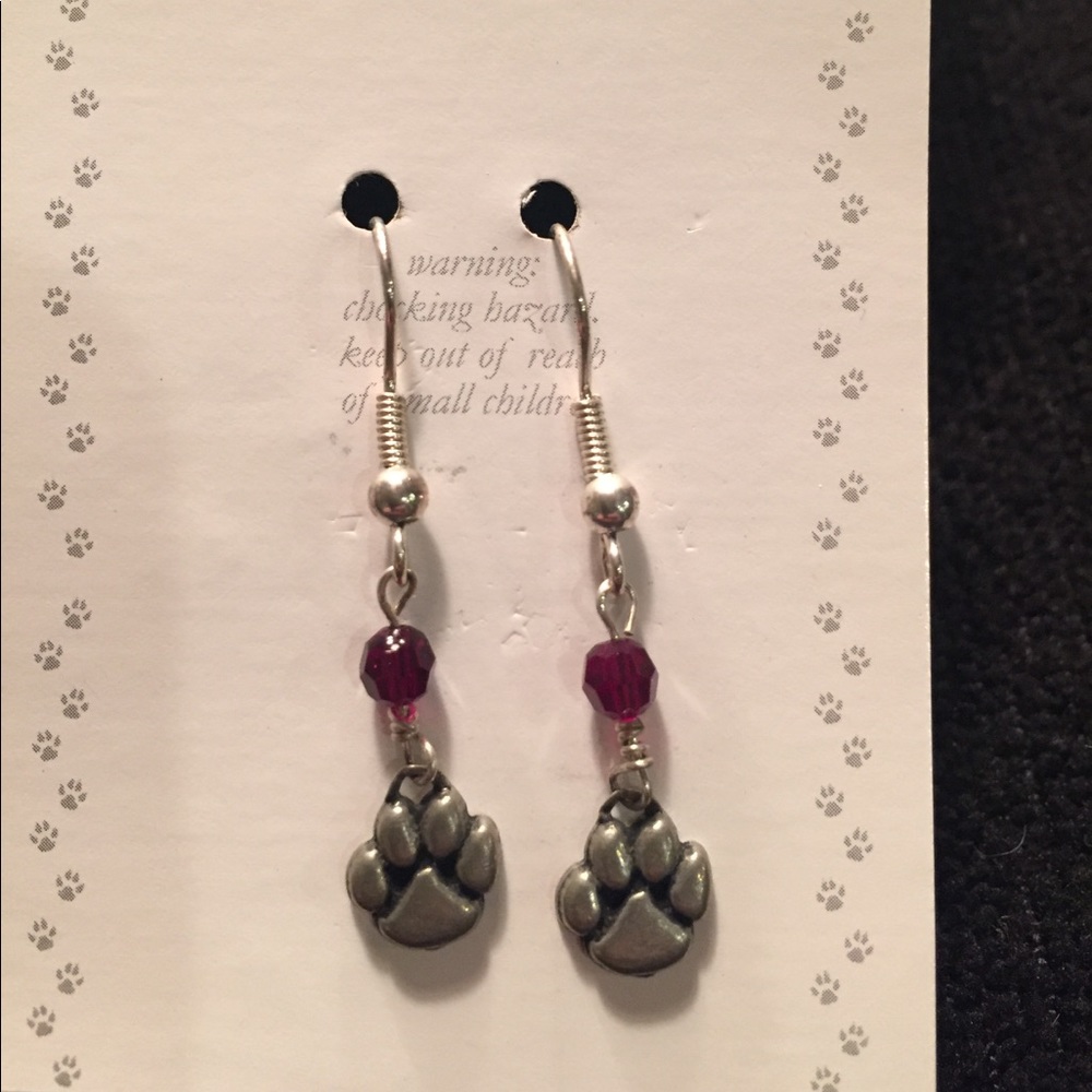 Paw Print Earrings