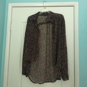 Floral brandy Melville blouse