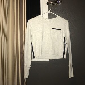Athleta Long Sleeve Crop Top