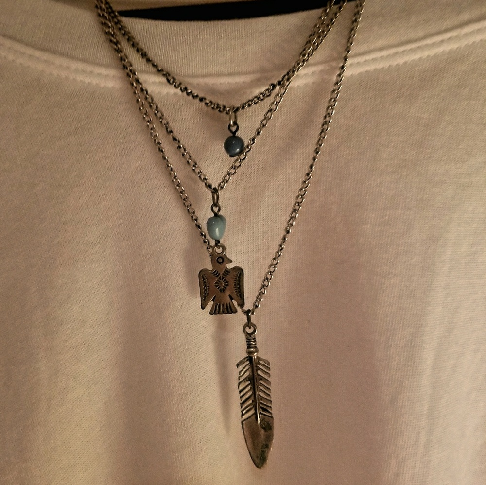 multi-layered necklace