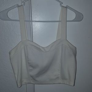 White crop top